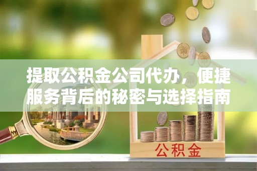 七堵提取公积金公司代办，便捷服务背后的秘密与选择指南