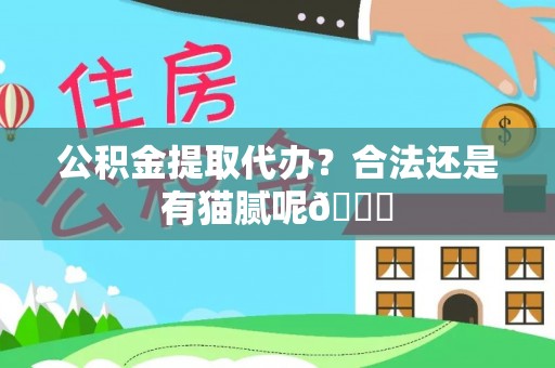 七堵公积金提取代办？合法还是有猫腻呢😏